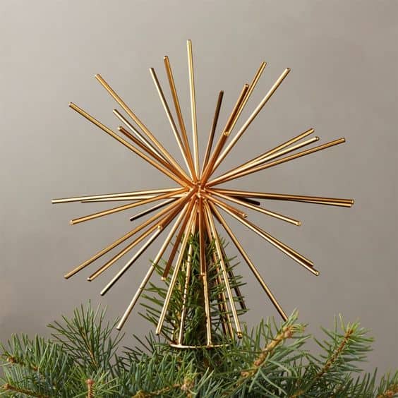 Christmas tree topper - sunburst