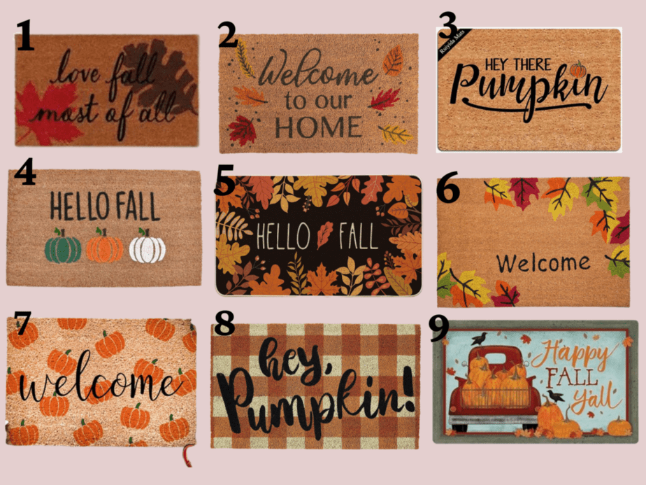 15 Fall Door Mats You