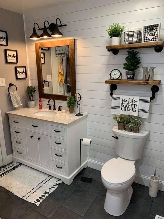 Above Toilet Decor Ideas