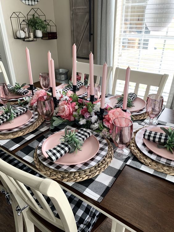 Easter table decorations