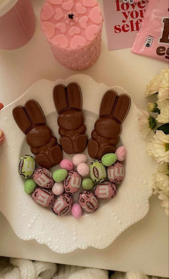 Easter table centerpieces