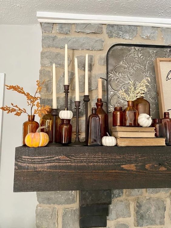 Fall Mantel Decor Ideas