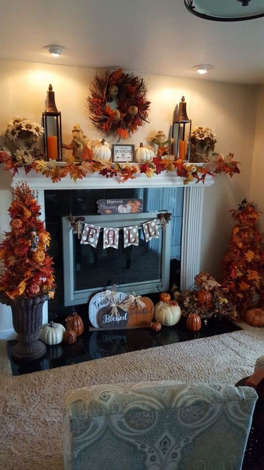 Fall Mantel Decor Ideas