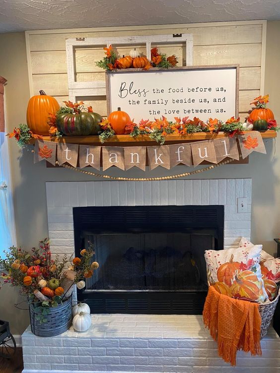 Fall Mantel Decor Ideas