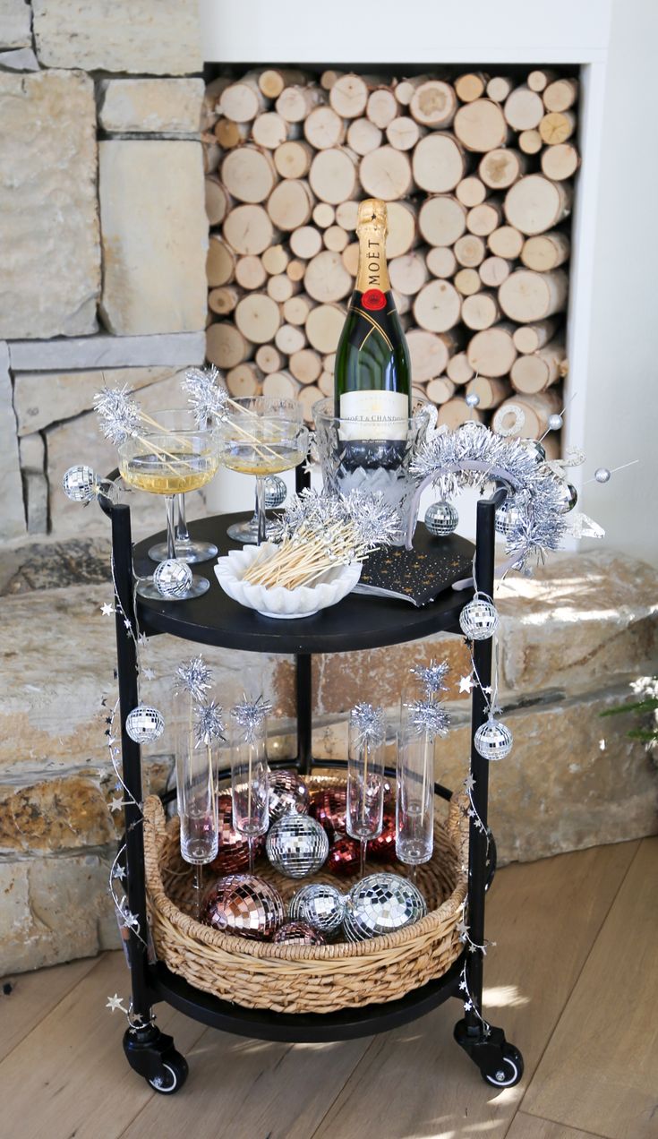 How to Style a Bar Cart