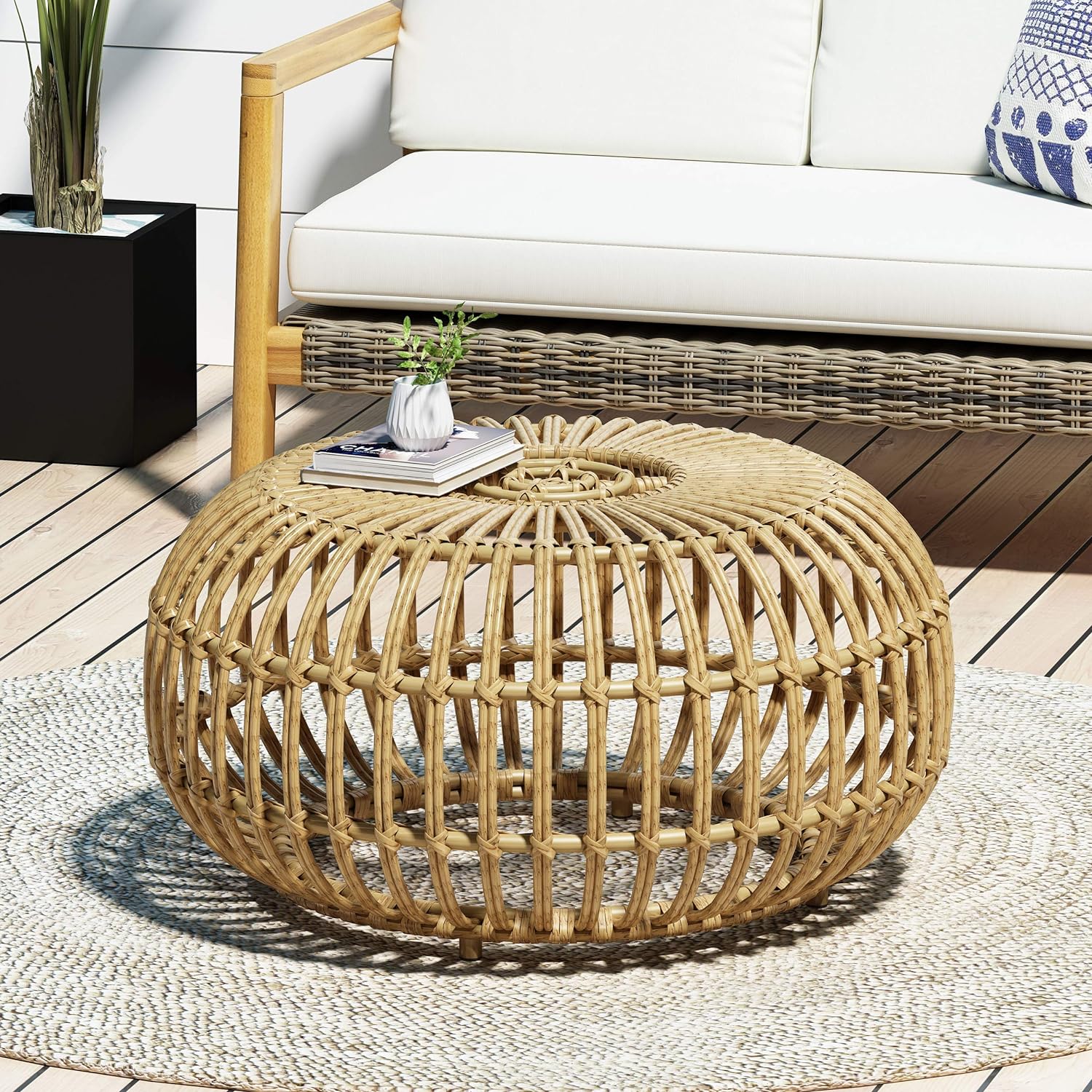 Adding Warmth with Rattan