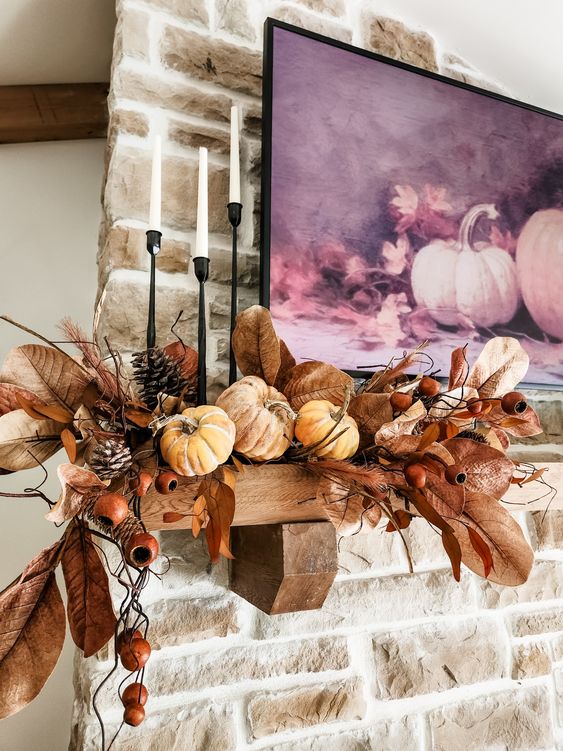 Fall Mantel Decor Ideas