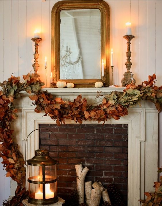 Fall Mantel Decor Ideas