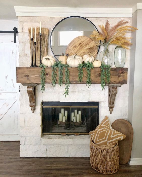 Fall Mantel Decor Ideas