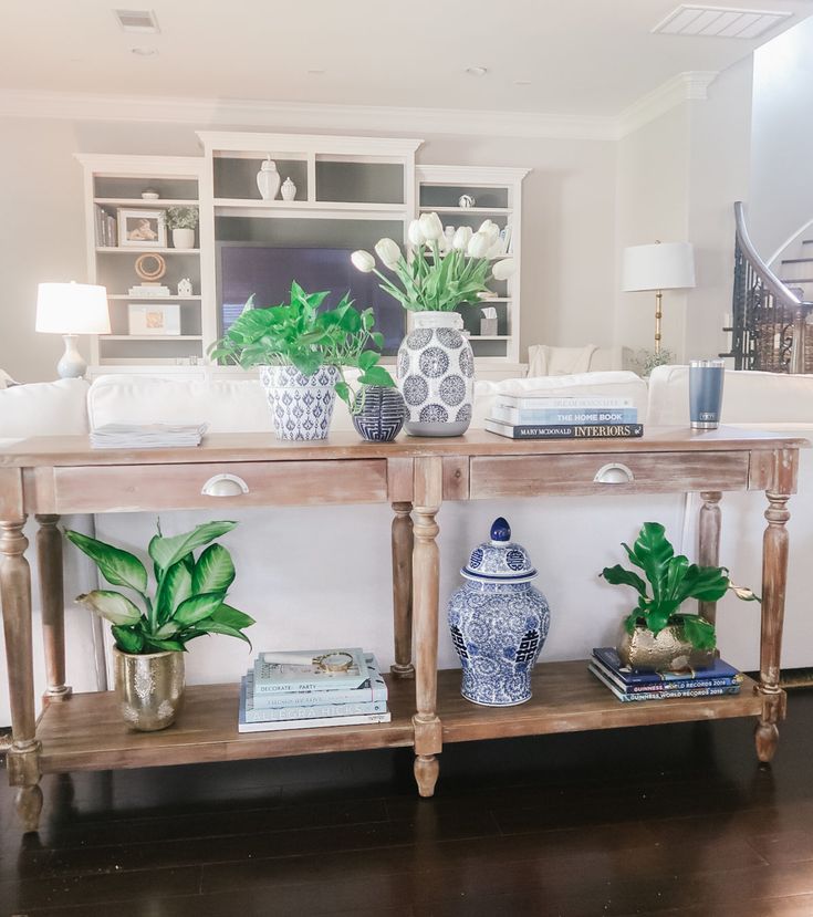 Sofa Table Decor Ideas