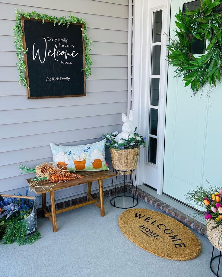 Spring Front Porch Decor Ideas