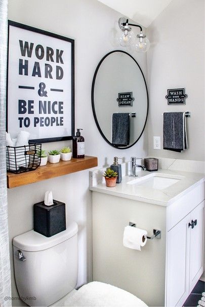 Above Toilet Decor Ideas