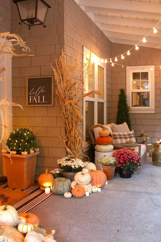 Fall Front Porch Ideas