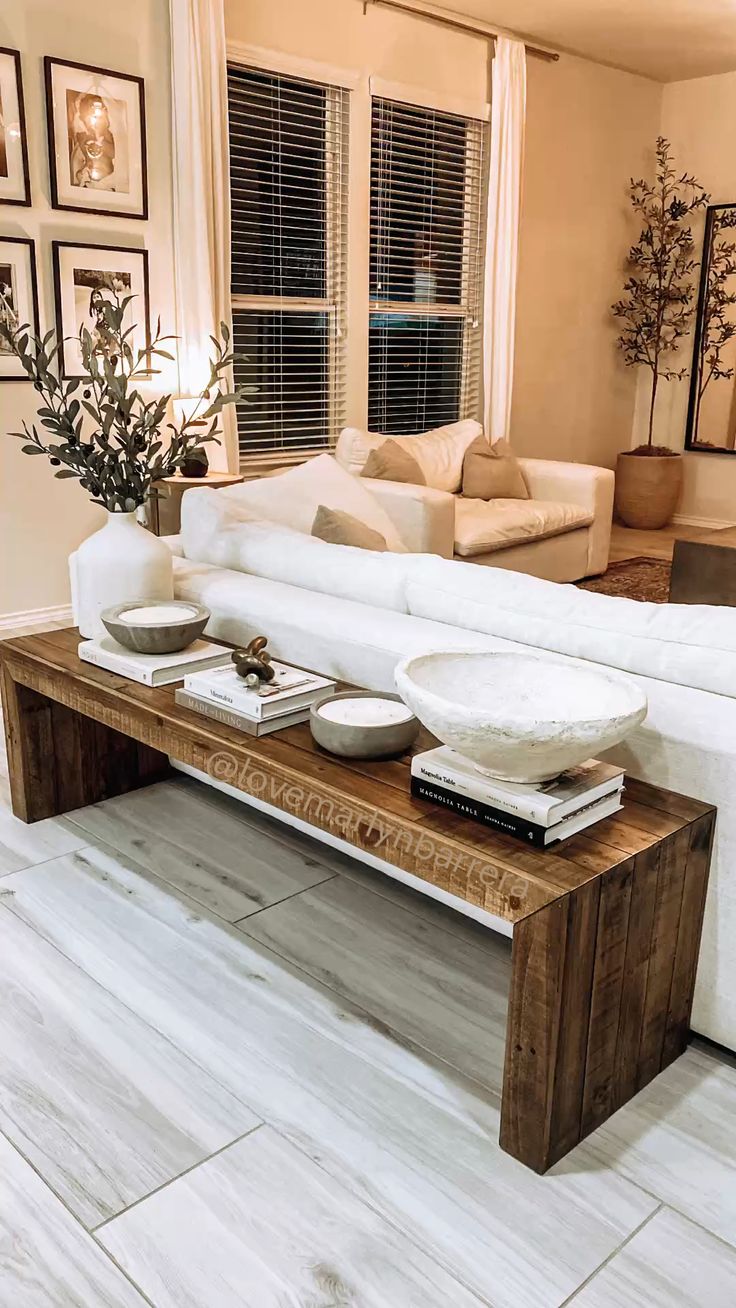 Sofa Table Decor Ideas